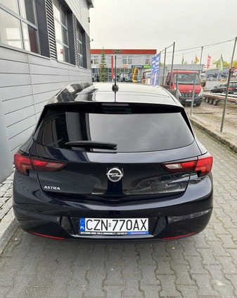 Opel Astra cena 51900 przebieg: 134500, rok produkcji 2019 z Dobczyce małe 466